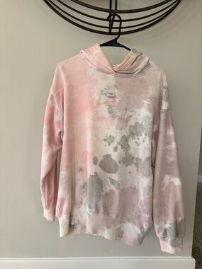 Nike Tie-Dye Crewneck Sweatshirt - Pink & Gray